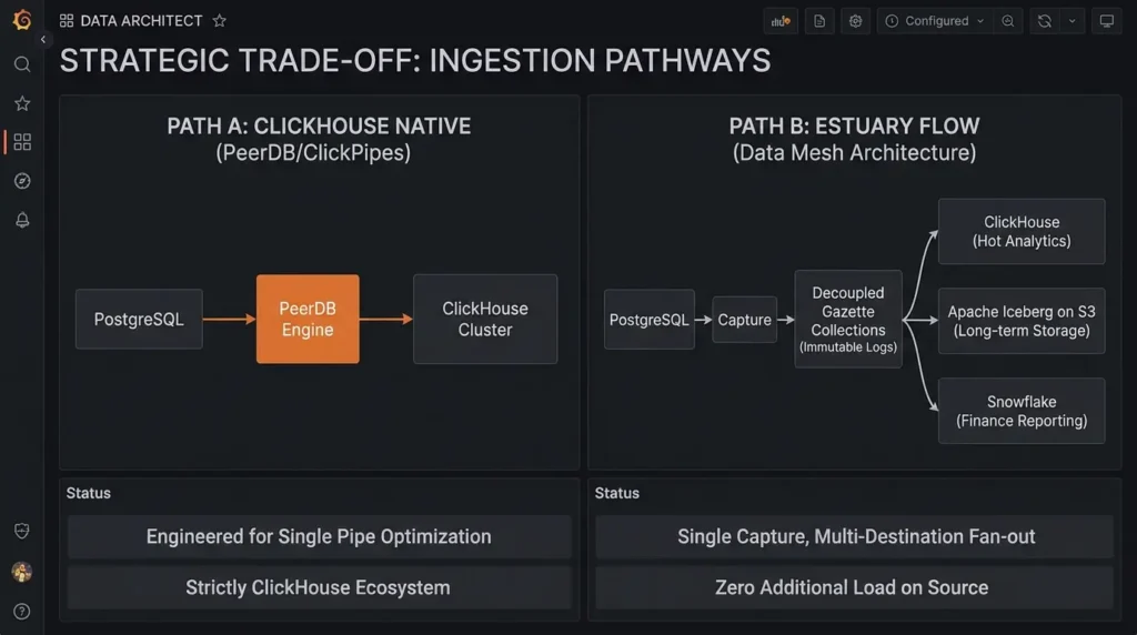 ClickHouse PeerDB acquisition trade-off