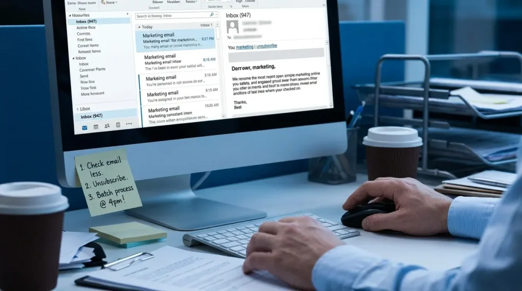 Fixing email overload with rules
