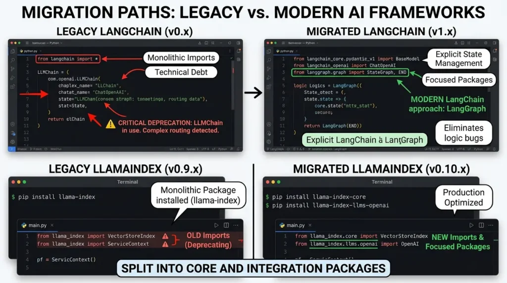 LlamaIndex vs. LangChain: How to Choose, Combine, and Evaluate Them in Production RAG LangChain LlamaIndex Migration