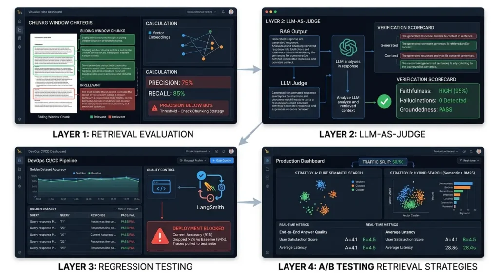 LlamaIndex vs. LangChain: How to Choose, Combine, and Evaluate Them in Production RAG RAG testing layers evaluation