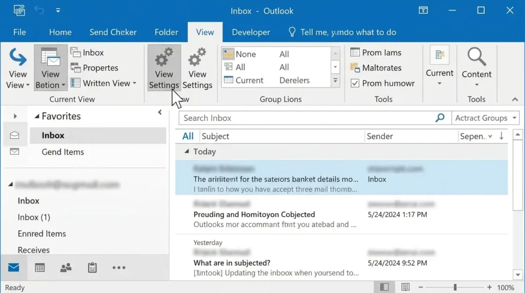 View settings conditional format