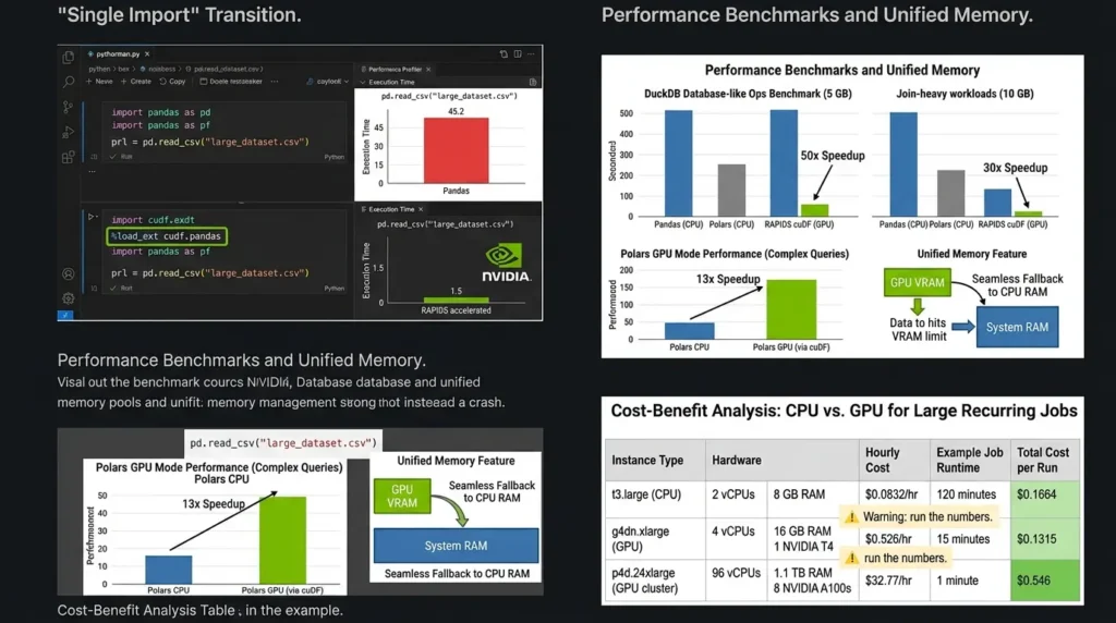 Choosing a Python Data Library in 2026: A Field Guide Beyond the Cheat Sheets Accelerating Pandas code with GPUs