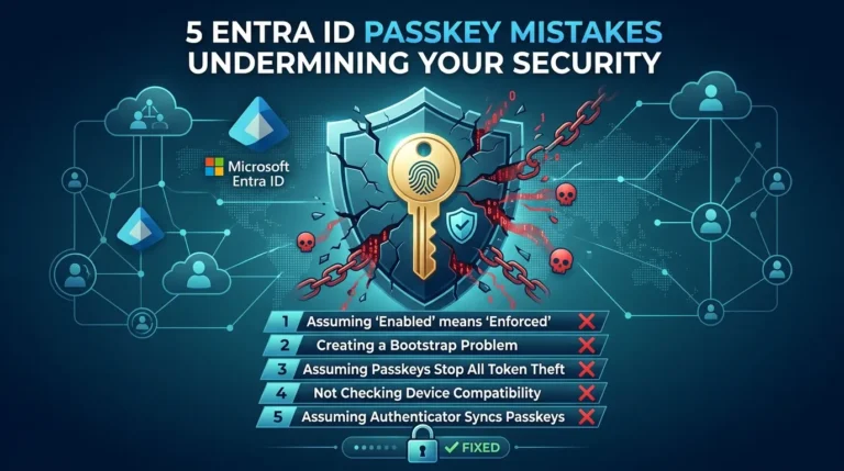 5 Microsoft Entra Passkey Mistakes That Quietly Undermine Your Security Avoiding Entra ID passkey mistakes