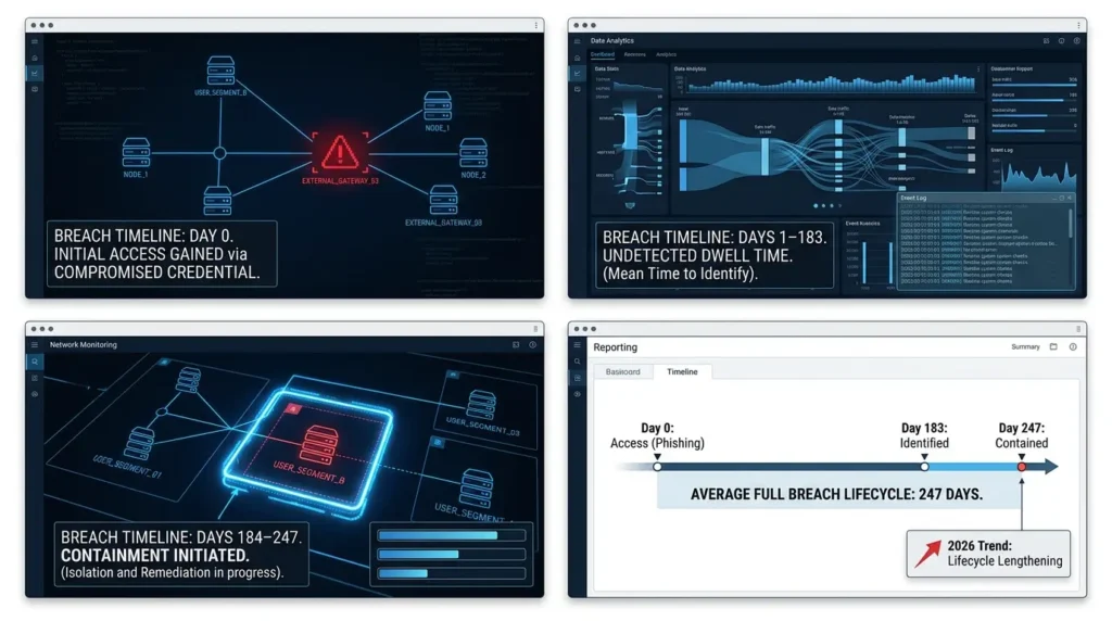 AI Just Rewrote the Economics of Data Breaches: What the 2026 IBM Report Means for Your Defense Breach timeline attacker gains