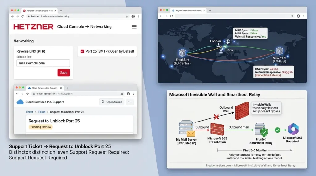 How to Build a Self-Hosted Email Server With Mailcow (Without Landing in Spam) Choosing server provider and region