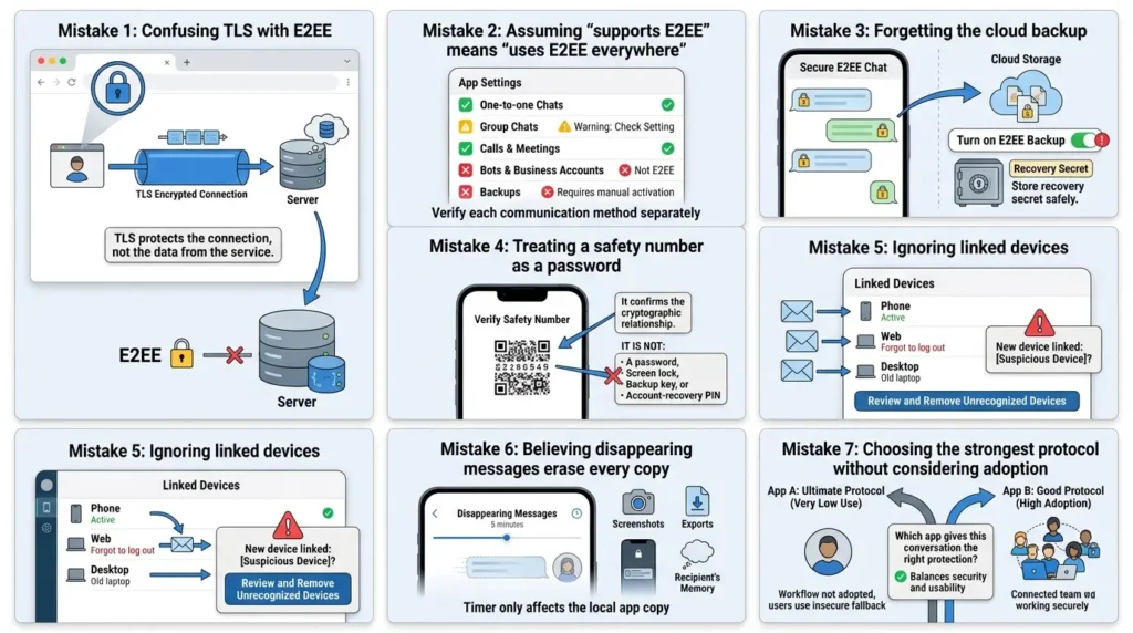 End-to-End Encryption Explained: What E2EE Protects, and What It Doesn’t Common E2EE mistakes