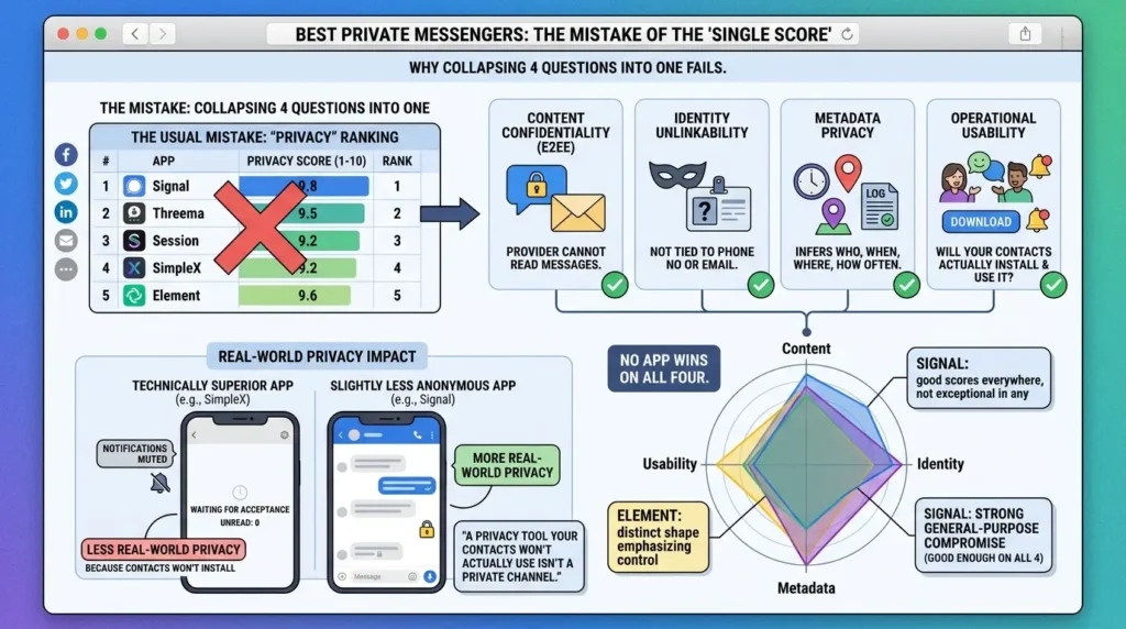 Private Messaging Apps Compared: What Court Records, Audits, and Real-World Risks Show Comparing private messaging apps