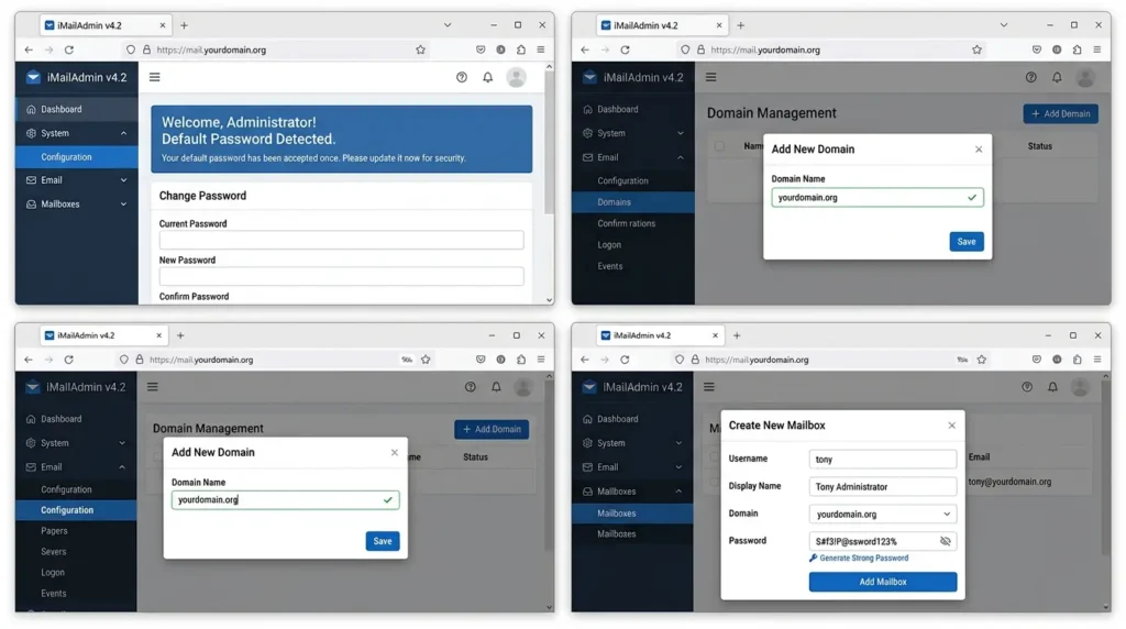 How to Build a Self-Hosted Email Server With Mailcow (Without Landing in Spam) Configuring email domain