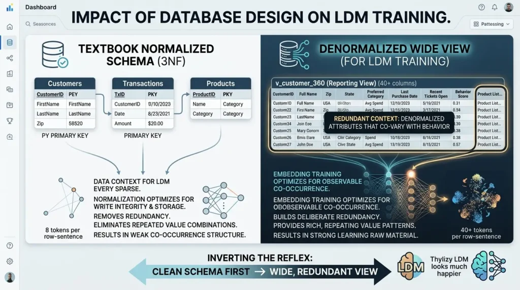 Database design hurts LDM performance 