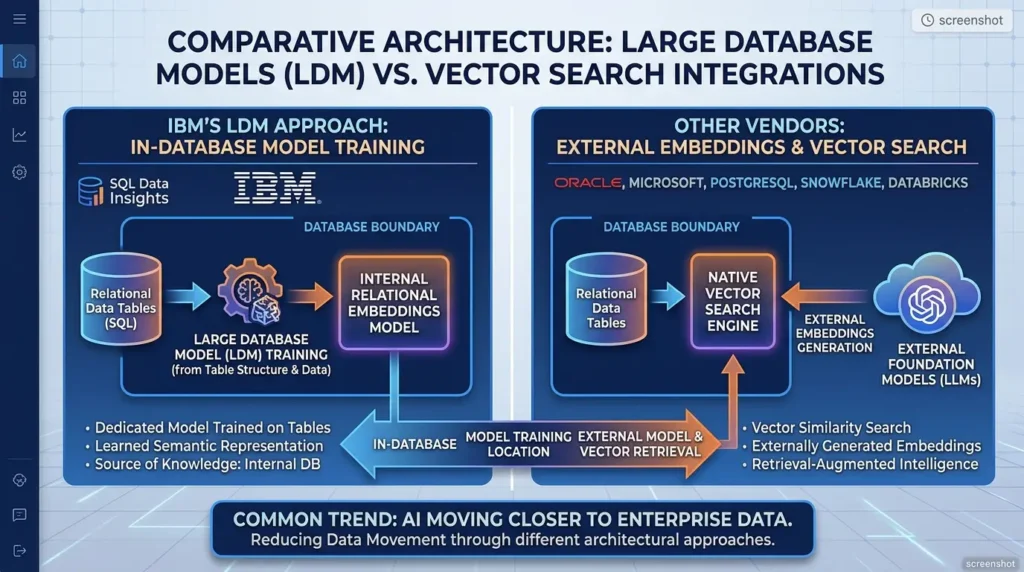 Database vendors approach AI integration 
