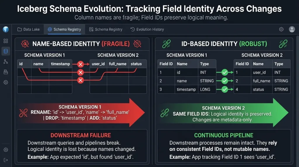 Iceberg schema evolution