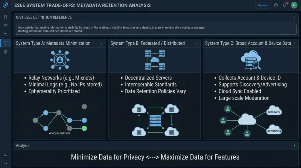 End-to-End Encryption Explained: What E2EE Protects, and What It Doesn’t Metadata reveals encrypted communication
