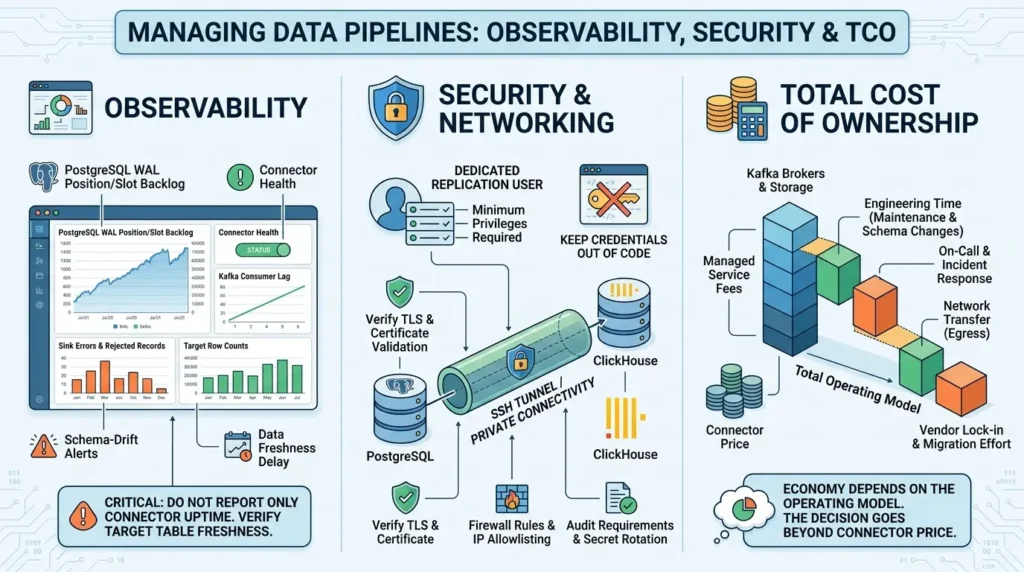 Observability, security, and total cost