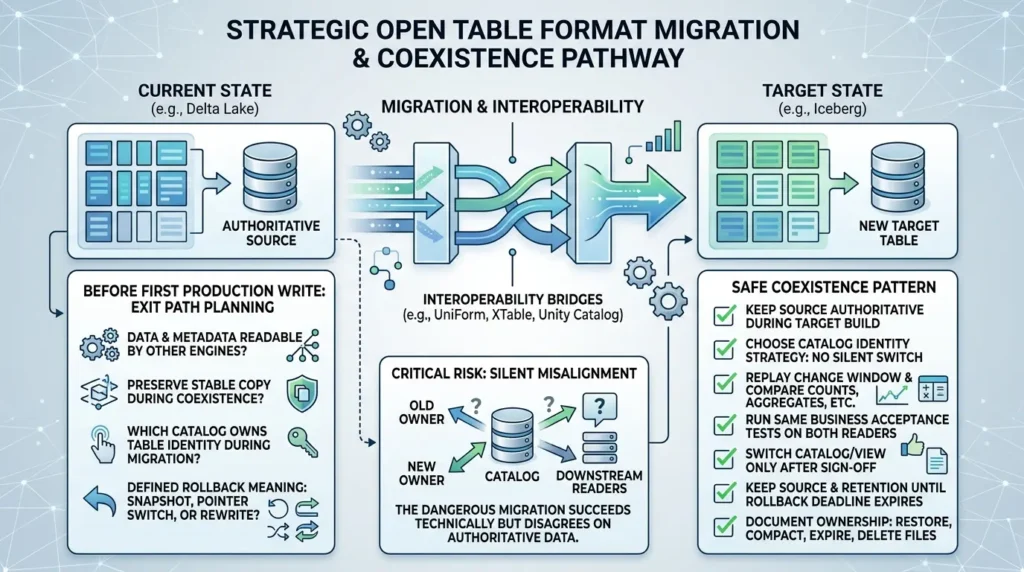 Apache Iceberg vs Delta Lake vs Hudi: Which Table Format Should You Choose? Planning safe open table migrations
