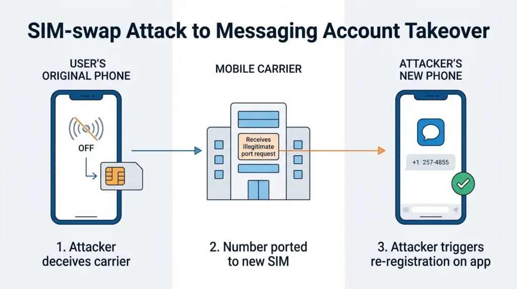 Private Messaging Apps Compared: What Court Records, Audits, and Real-World Risks Show Preventing SIM swap account takeover