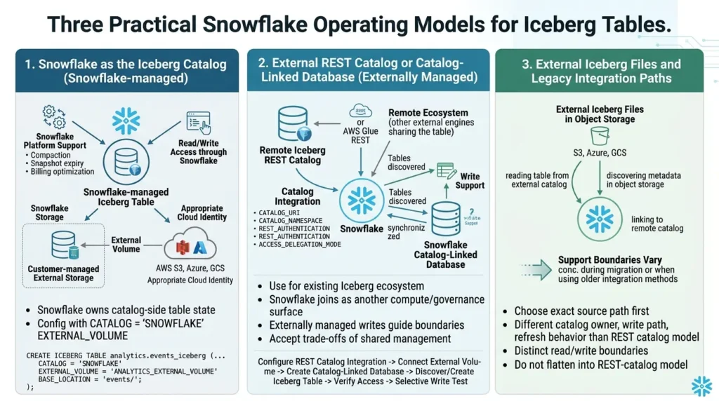 Snowflake Iceberg Operating Models