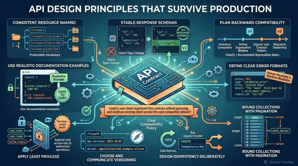 What Is an API? How APIs Work, Types & Real-World Examples API design principles and template