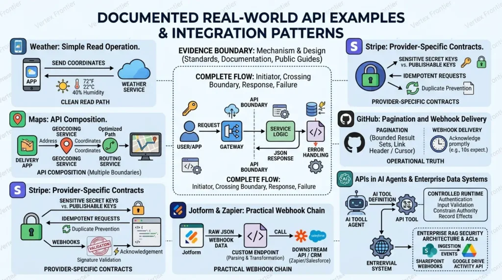 What Is an API? How APIs Work, Types & Real-World Examples API integration patterns and examples