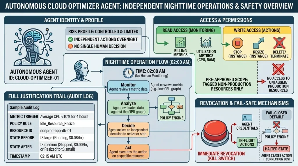 Securing Non-Human Identities (NHI) for Agentic AI: An IAM Blueprint Agent monitors and manages cloud cost