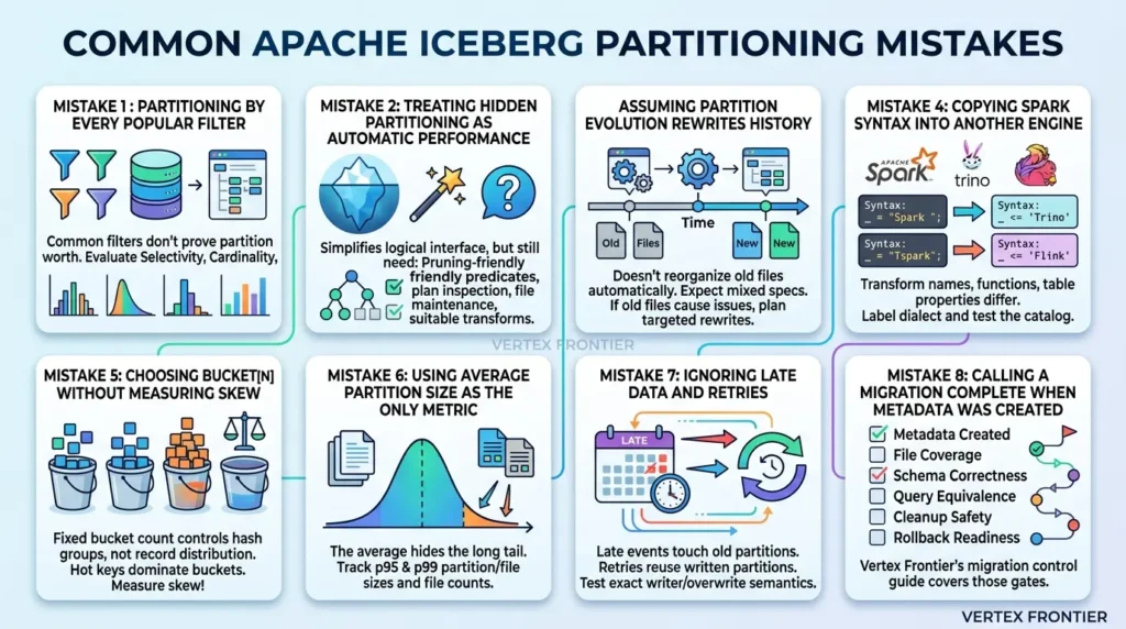 Apache Iceberg Partitioning: How to Choose a Design That Survives Production Apache Iceberg partitioning mistakes