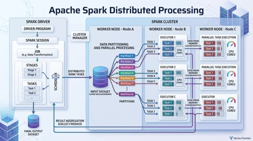 Apache Spark distributed processing