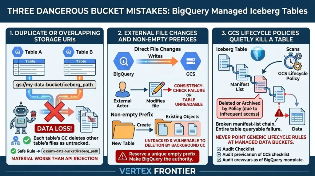 Avoiding bucket storage mistakes