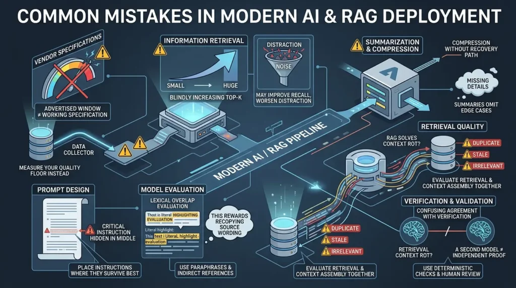 Avoiding common RAG mistakes