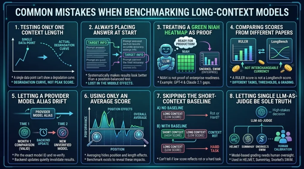Long-Context LLM Benchmarks: How to Test and Compare AI Models Benchmarking long context models mistakes