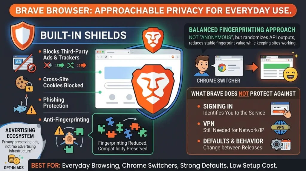 Brave browser privacy review