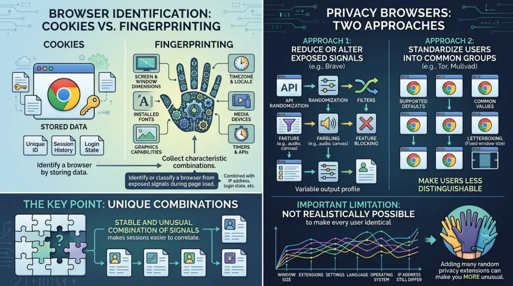 Browser fingerprinting and privacy 