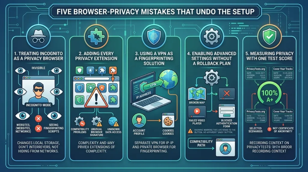 Browser privacy mistakes to avoid