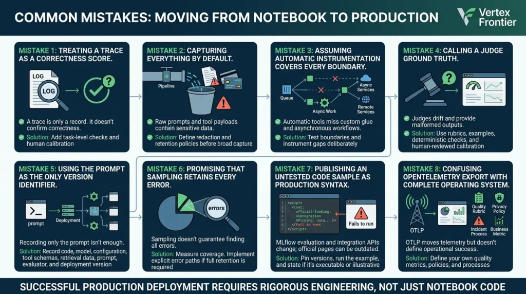 Common mistakes in production migration 