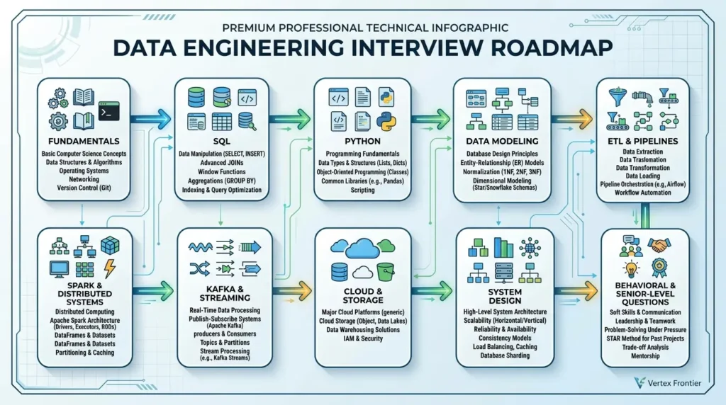 Data engineering interview roadmap