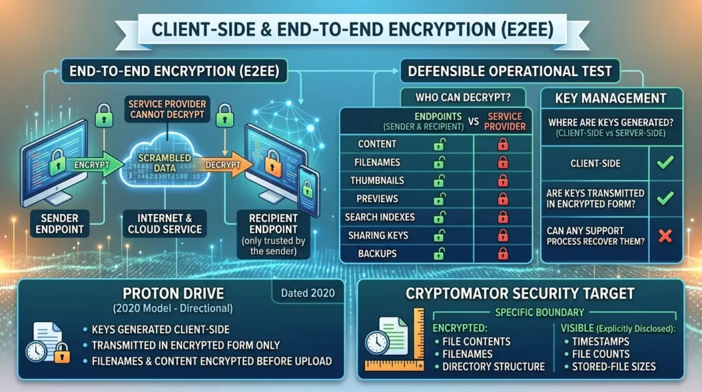 Private Cloud Storage Compared: What Happens When Your Privacy Provider Gets Acquired? End-to-end encryption security