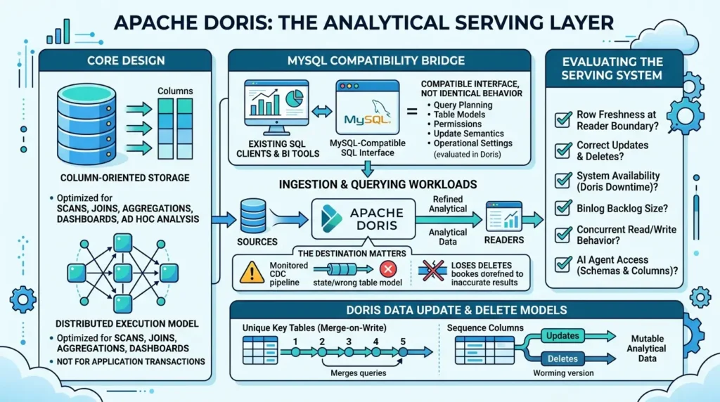 Building an Agent-Ready Analytics Layer with MySQL CDC and Apache Doris Evaluating Apache Doris serving