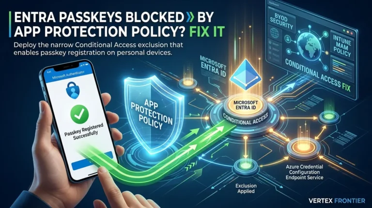 Why Entra Passkeys Get Blocked by App Protection Policy on BYOD β And the Fix Microsoft Doesn't Fully Document Fixing Entra Passkey App Protection