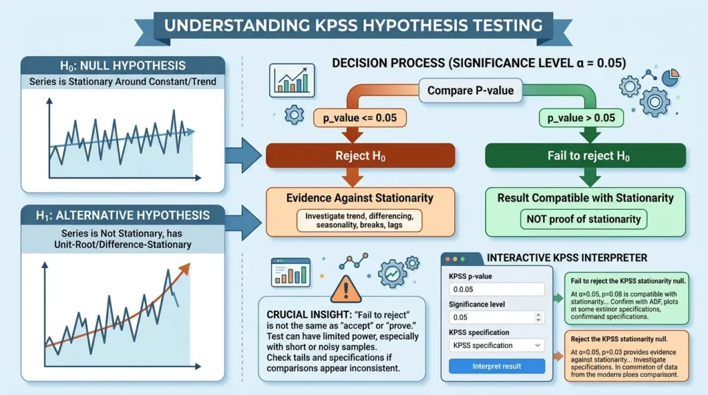 KPSS result interpreter