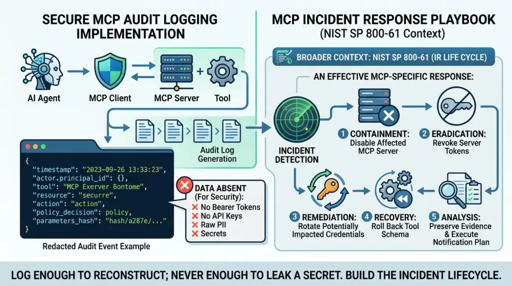 MCP Security in Production: Tool Permissions, OAuth Boundaries, and an Enterprise Hardening Checklist MCP security and audit logging