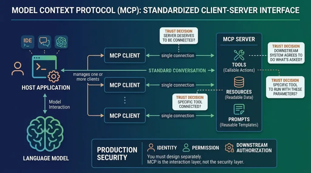 MCP Security in Production: Tool Permissions, OAuth Boundaries, and an Enterprise Hardening Checklist Model Context Protocol architecture
