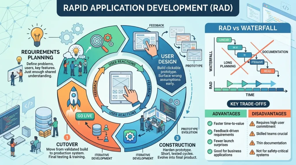 RAD and AI Coding Agents: Why Fast Prototypes Fail at the Cutover Rapid application development - RAD