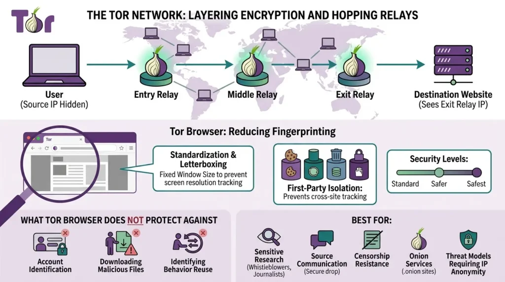 Tor Browser features and protection