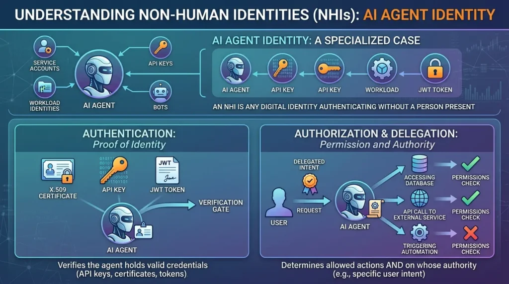 Securing Non-Human Identities (NHI) for Agentic AI: An IAM Blueprint Understanding Non-Human Identity