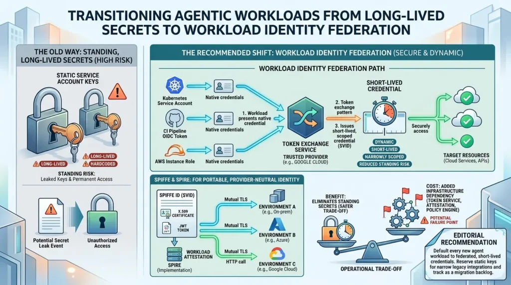 Securing Non-Human Identities (NHI) for Agentic AI: An IAM Blueprint Workload identity federation