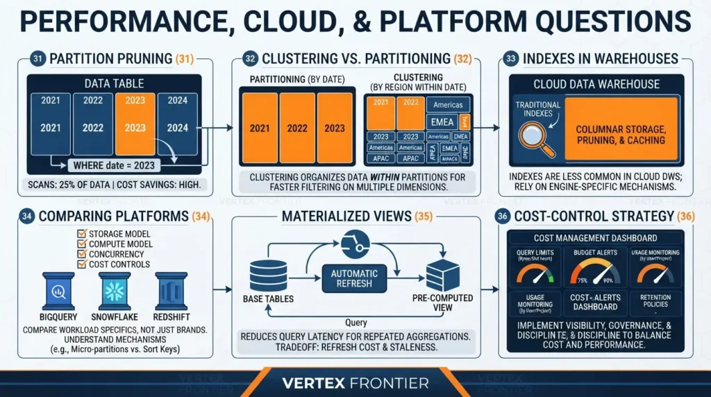 Cloud data warehouse platform performance