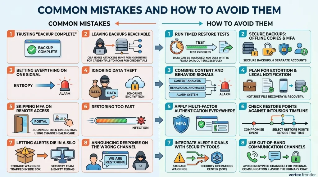 Common backup mistakes and avoid them