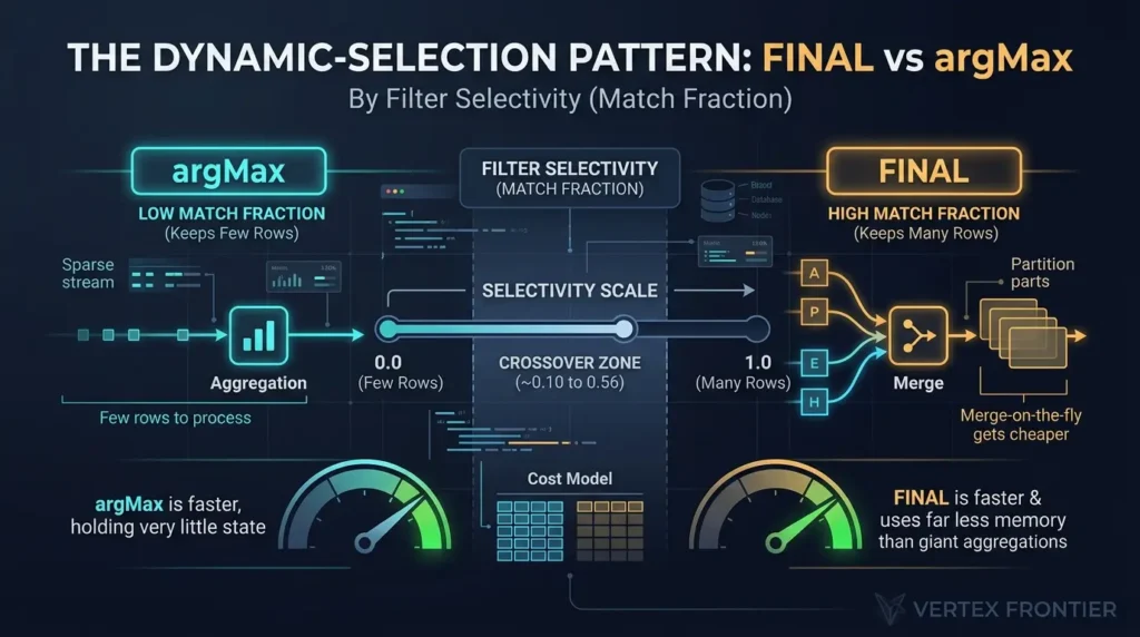 Comparing FINAL and argMax in clickhouse