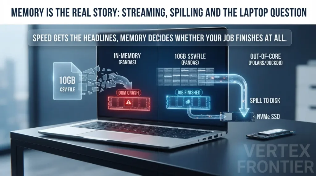 Comparing memory usage
