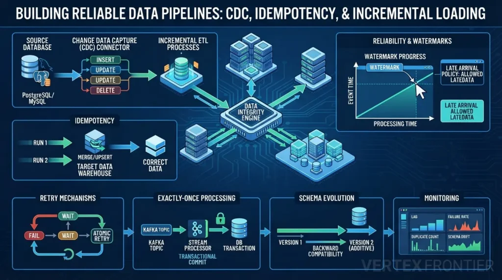 ETL Interview Questions: 50 Questions and Answers for Data Engineers ETL Pipeline CDC and Reliability