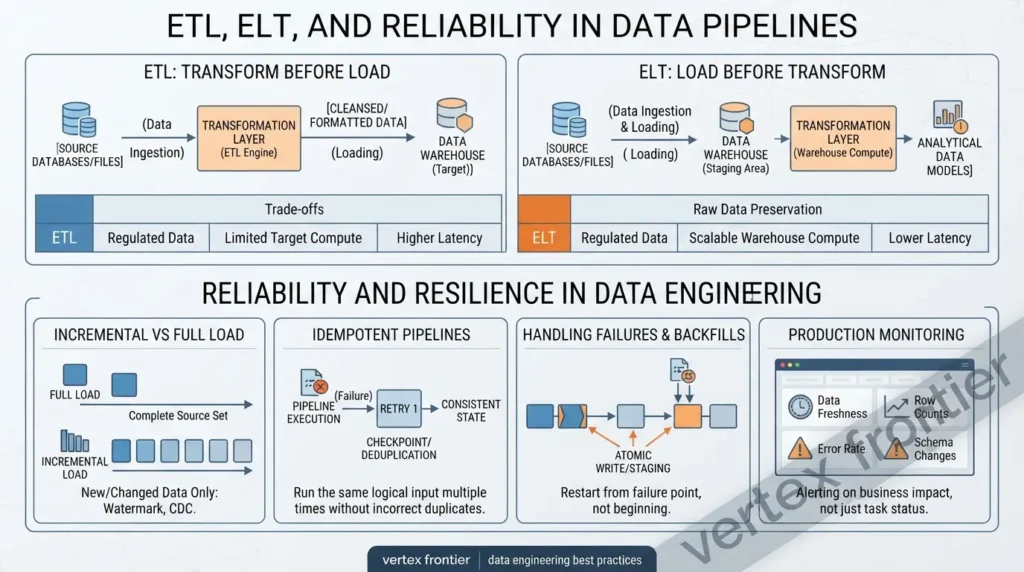 ETL and data pipeline reliability