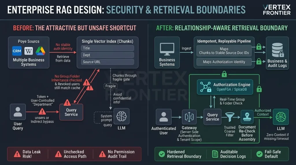 Enterprise RAG design security